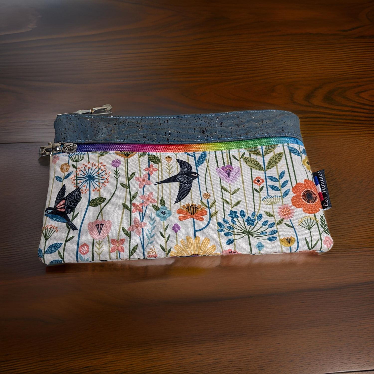 Pochette zippée – Grande taille (23,5 x 14 cm) Les Mimines d'Amélie