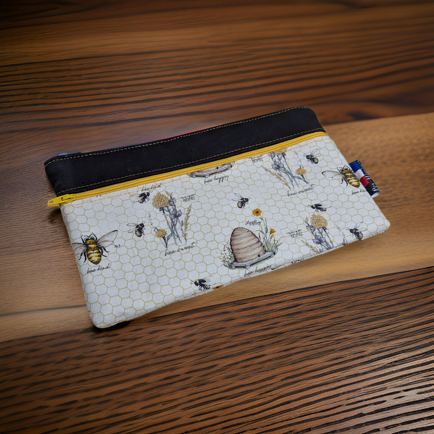 Pochette zippée – Grande taille (23,5 x 14 cm) Les Mimines d'Amélie
