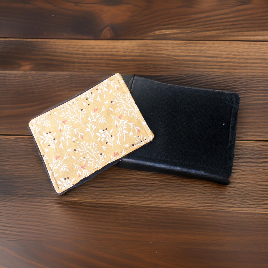 Cotons démaquillants réutilisables rectangulaires - éponge noire Les Mimines d'Amélie