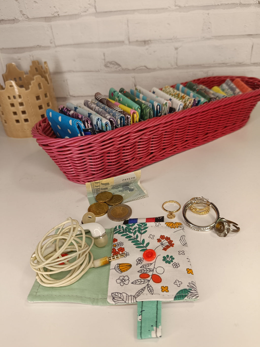Petit porte-monnaie - range écouteurs - étui bijoux Les Mimines d'Amélie