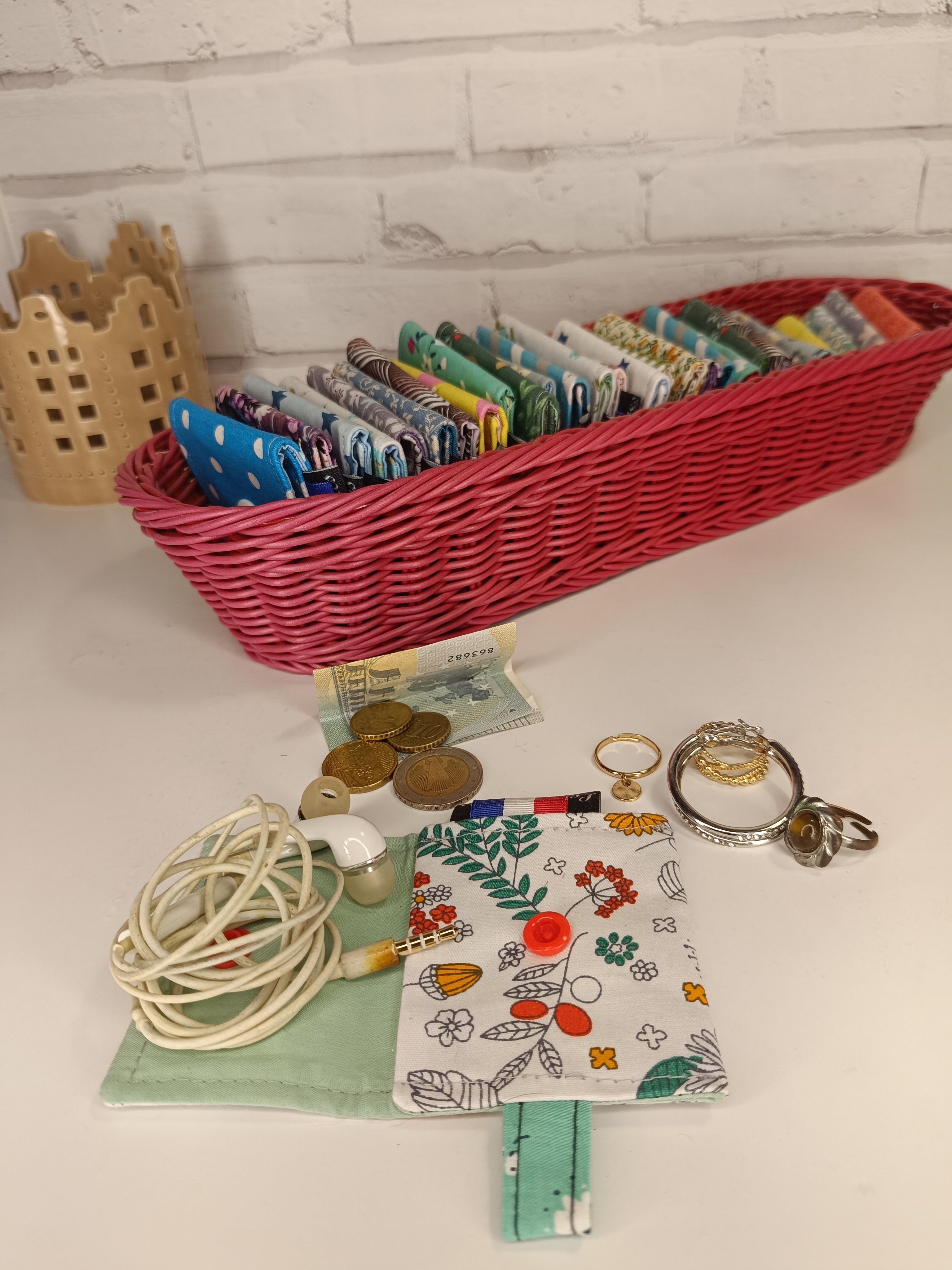 Petit porte-monnaie - range écouteurs - étui bijoux Les Mimines d'Amélie