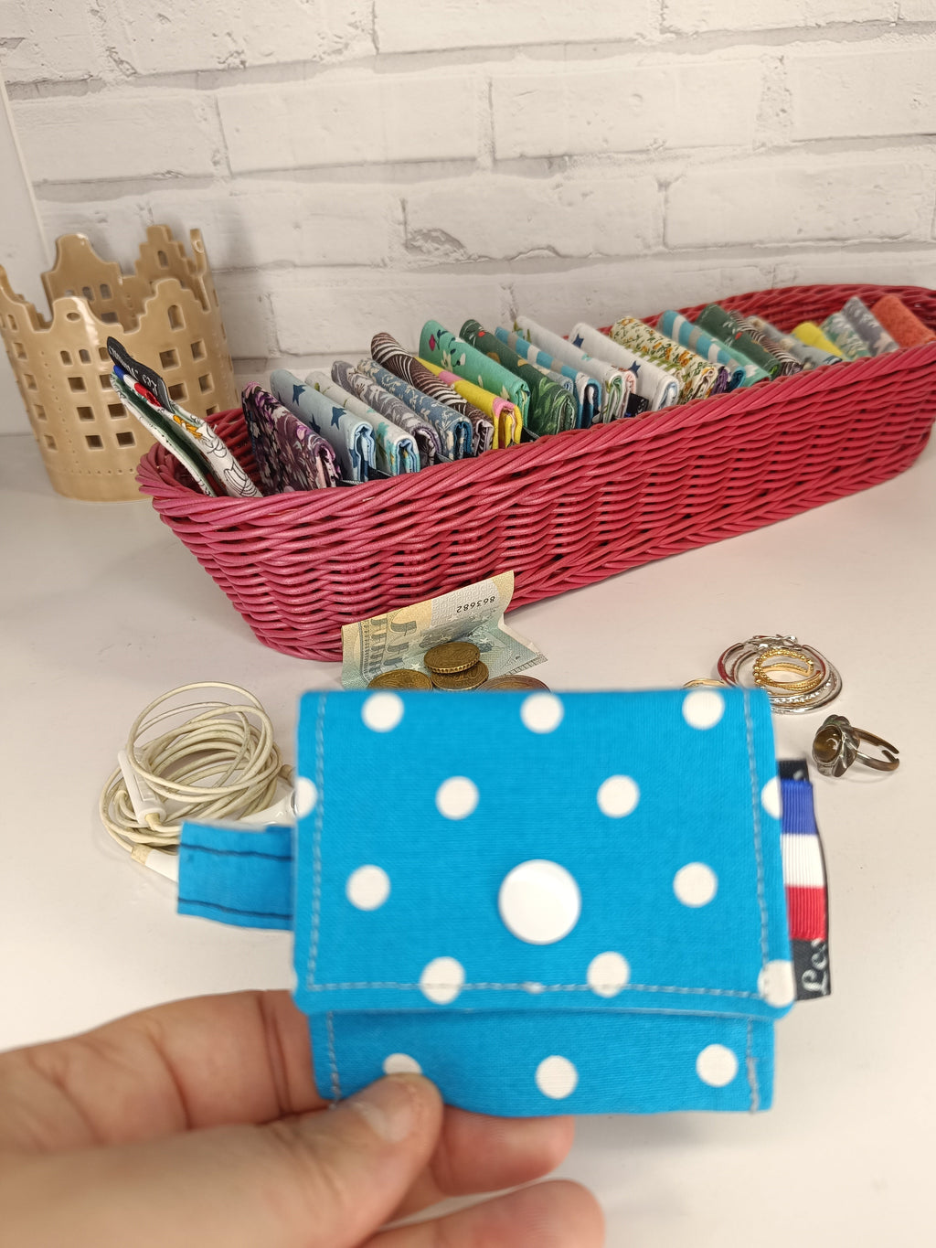 Petit porte-monnaie - range écouteurs - étui bijoux Les Mimines d'Amélie