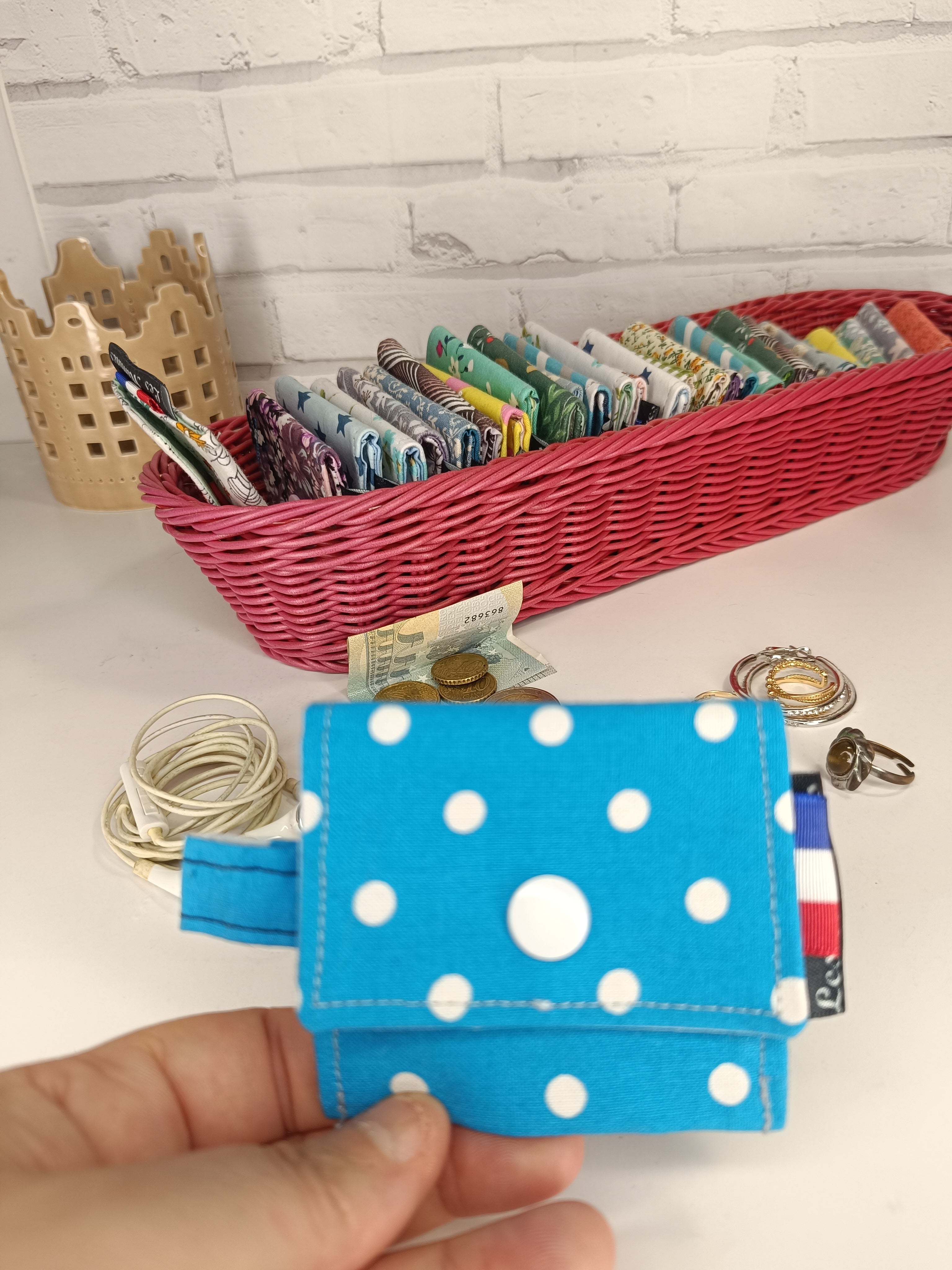 Petit porte-monnaie - range écouteurs - étui bijoux Les Mimines d'Amélie