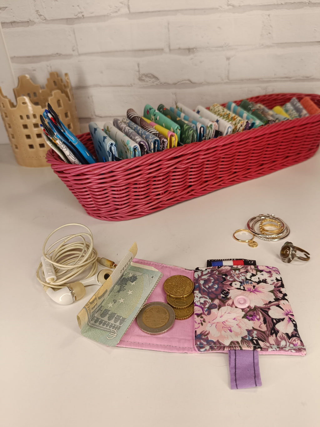Petit porte-monnaie - range écouteurs - étui bijoux Les Mimines d'Amélie