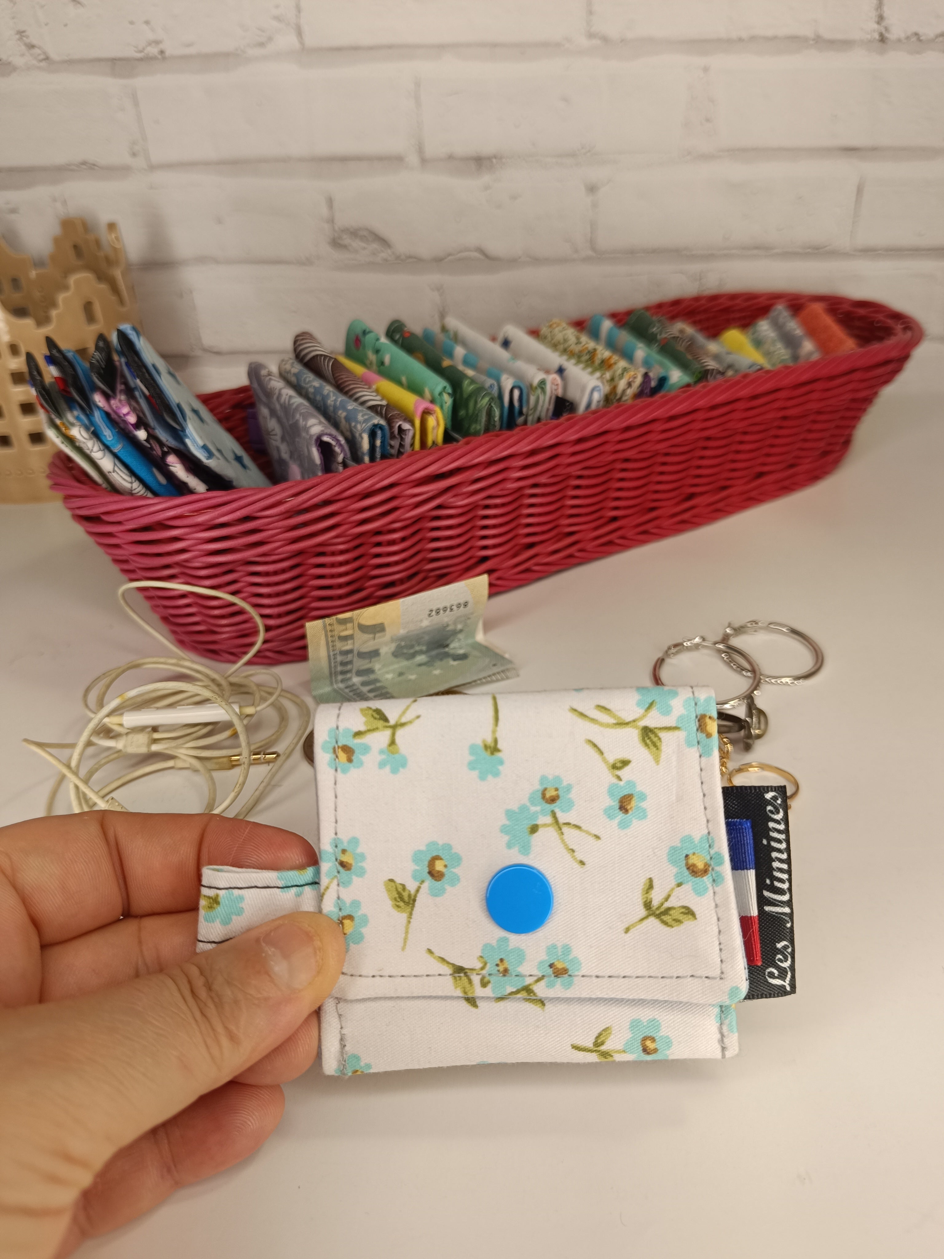 Petit porte-monnaie - range écouteurs - étui bijoux Les Mimines d'Amélie