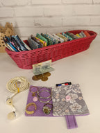 Petit porte-monnaie - range écouteurs - étui bijoux Les Mimines d'Amélie