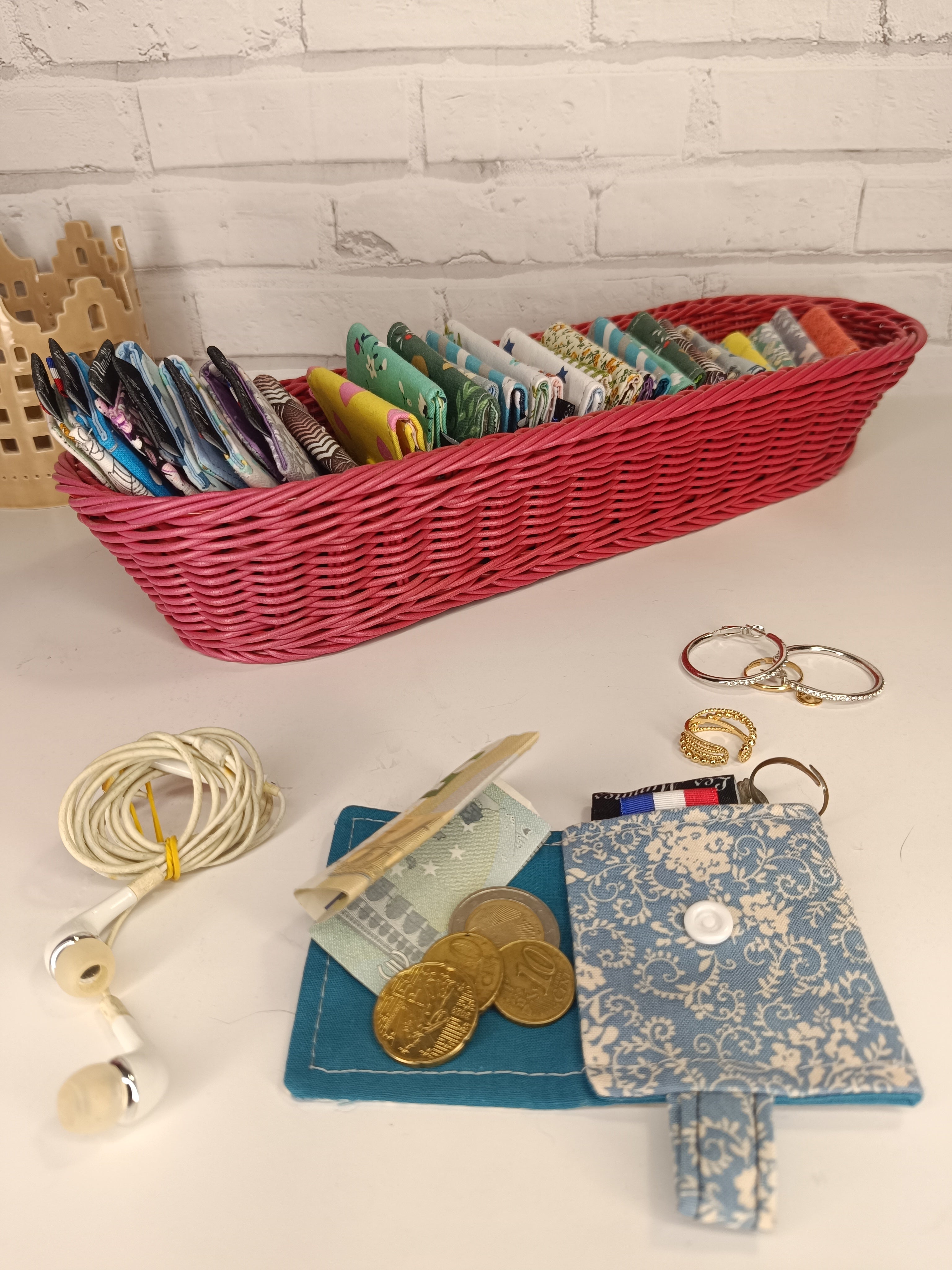 Petit porte-monnaie - range écouteurs - étui bijoux Les Mimines d'Amélie