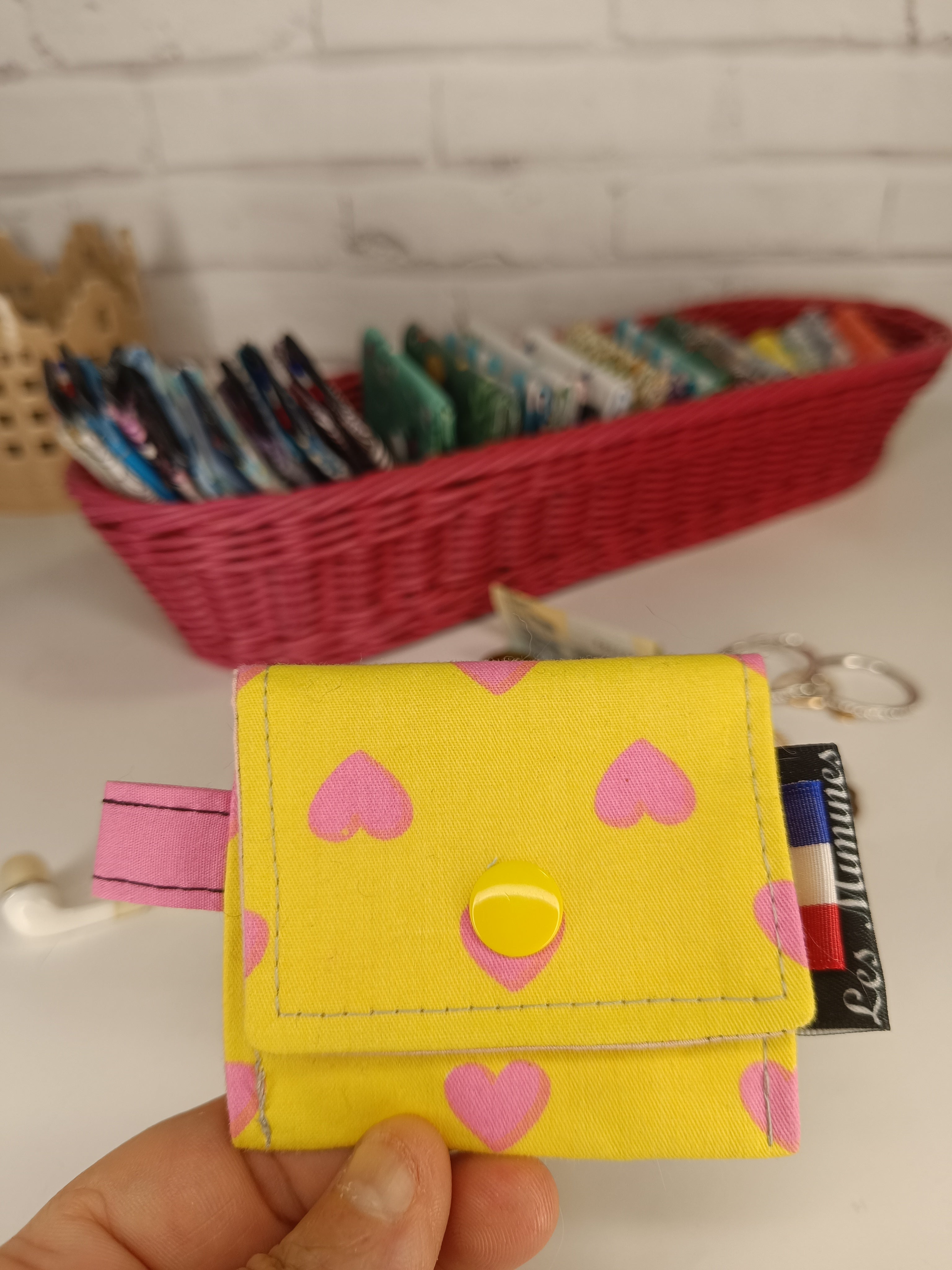 Petit porte-monnaie - range écouteurs - étui bijoux Les Mimines d'Amélie