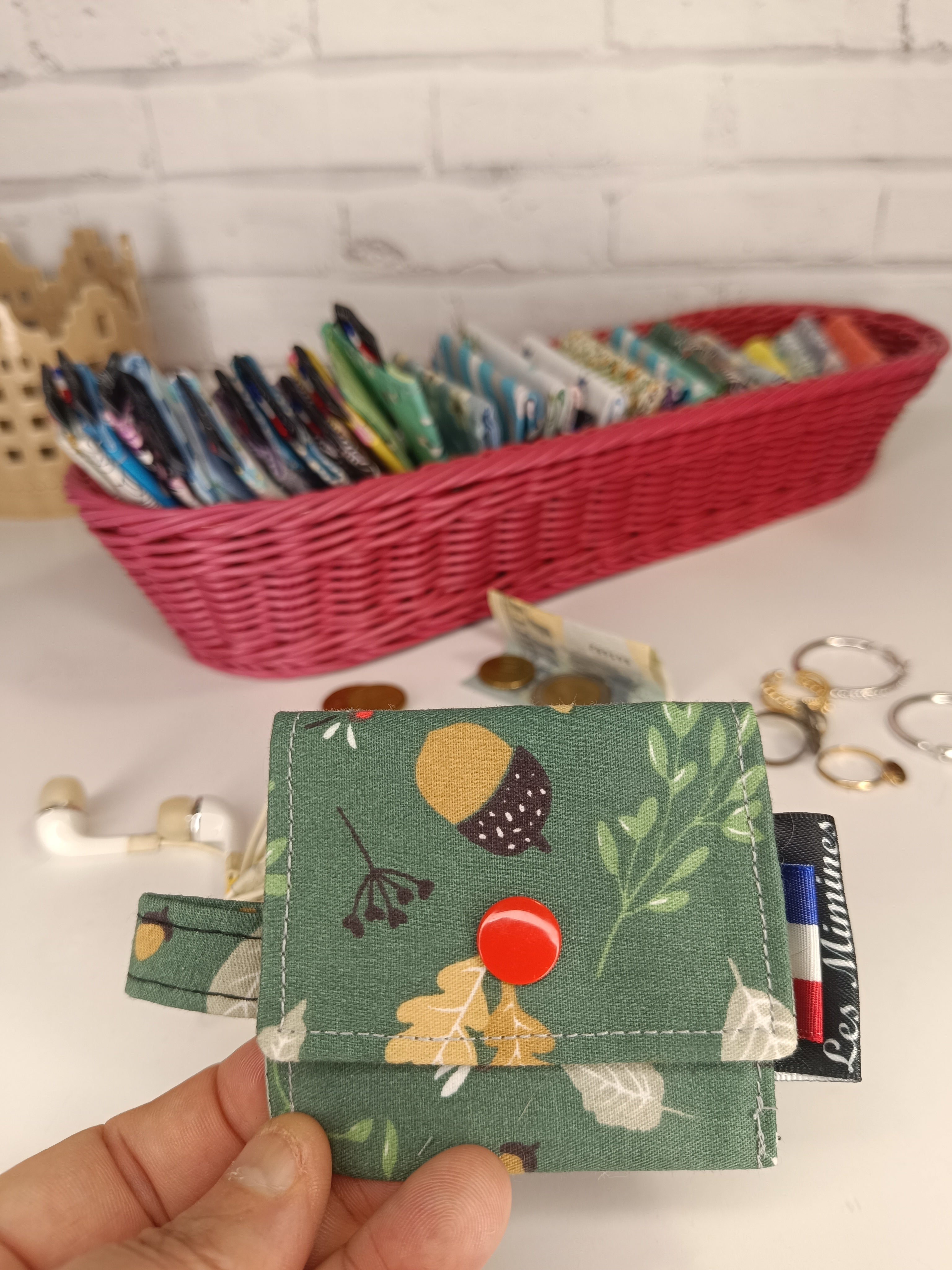 Petit porte-monnaie - range écouteurs - étui bijoux Les Mimines d'Amélie