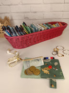 Petit porte-monnaie - range écouteurs - étui bijoux Les Mimines d'Amélie