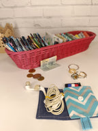 Petit porte-monnaie - range écouteurs - étui bijoux Les Mimines d'Amélie