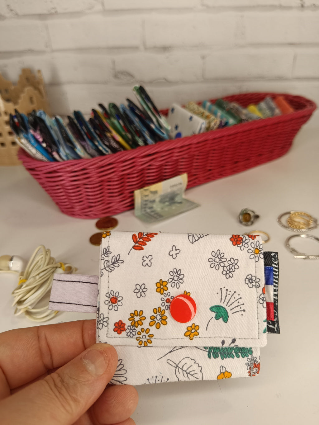 Petit porte-monnaie - range écouteurs - étui bijoux Les Mimines d'Amélie