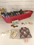 Petit porte-monnaie - range écouteurs - étui bijoux Les Mimines d'Amélie