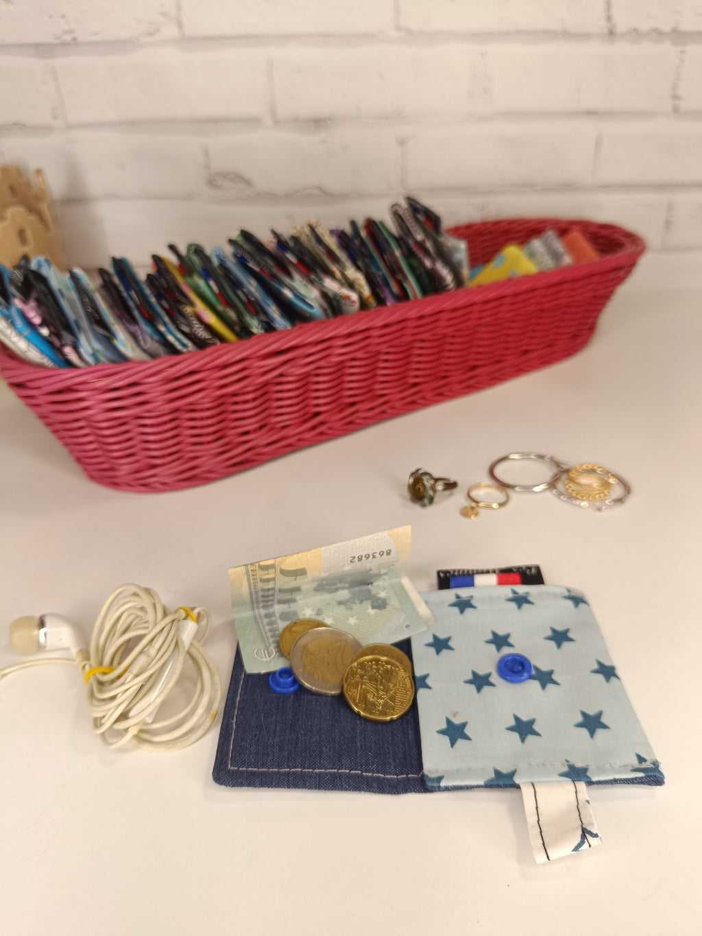 Petit porte-monnaie - range écouteurs - étui bijoux Les Mimines d'Amélie