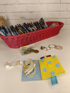 Petit porte-monnaie - range écouteurs - étui bijoux Les Mimines d'Amélie