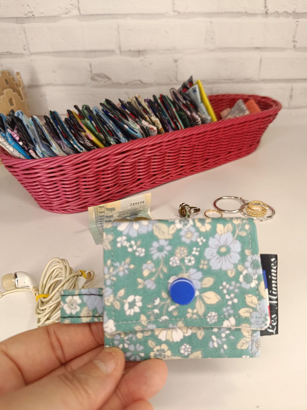 Petit porte-monnaie - range écouteurs - étui bijoux Les Mimines d'Amélie