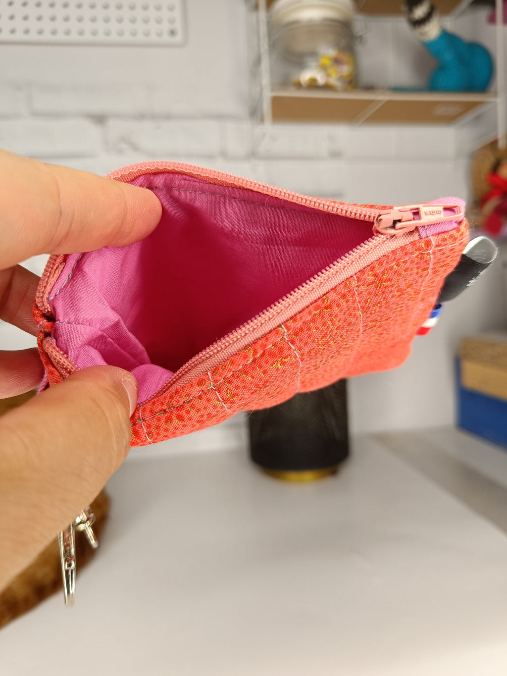 Trousse / Porte-monnaie zippé – Compact et polyvalent Les Mimines d'Amélie