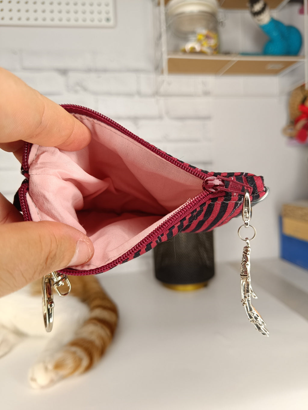 Trousse / Porte-monnaie zippé – Compact et polyvalent Les Mimines d'Amélie