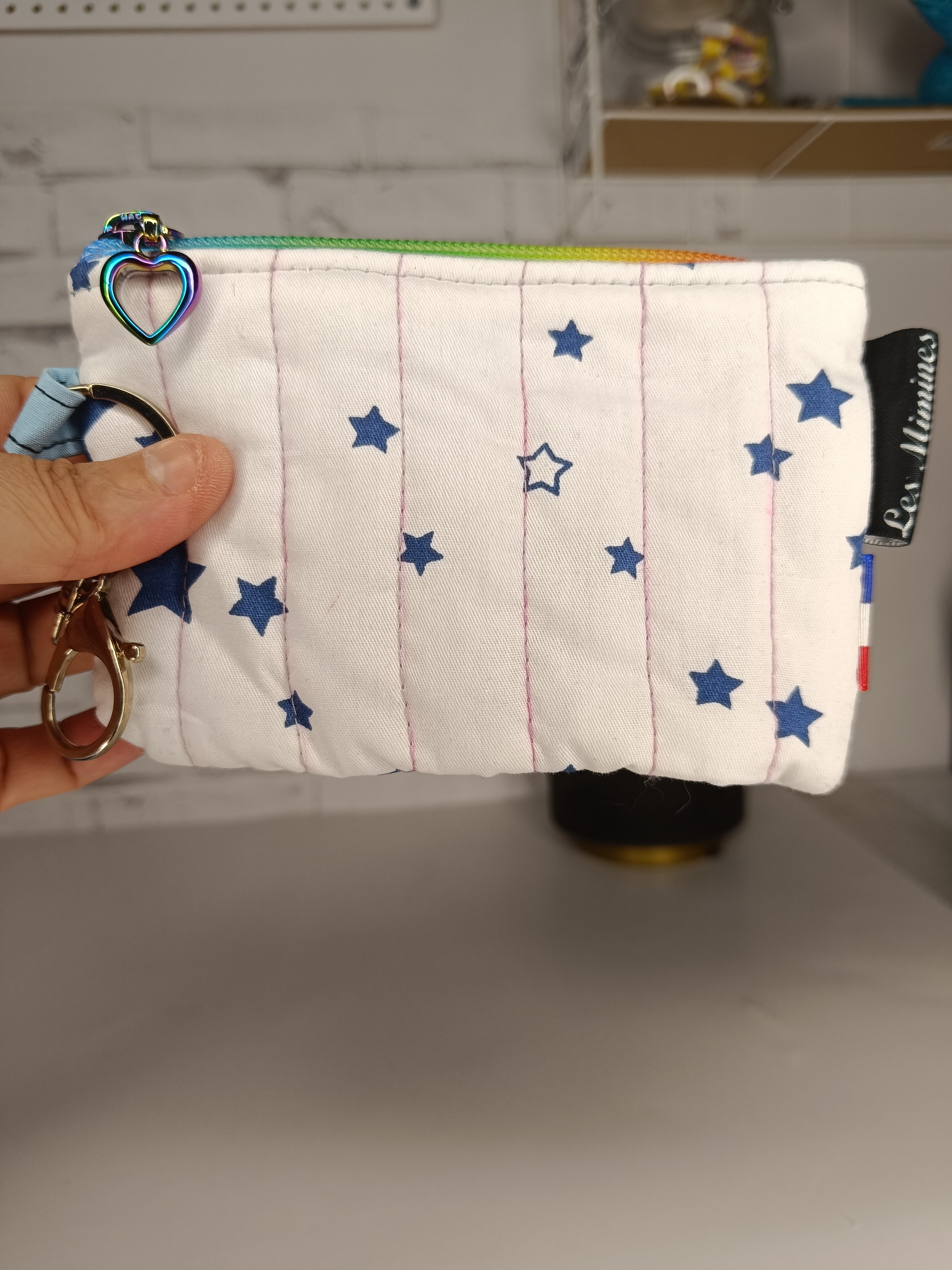 Trousse / Porte-monnaie zippé – Compact et polyvalent Les Mimines d'Amélie