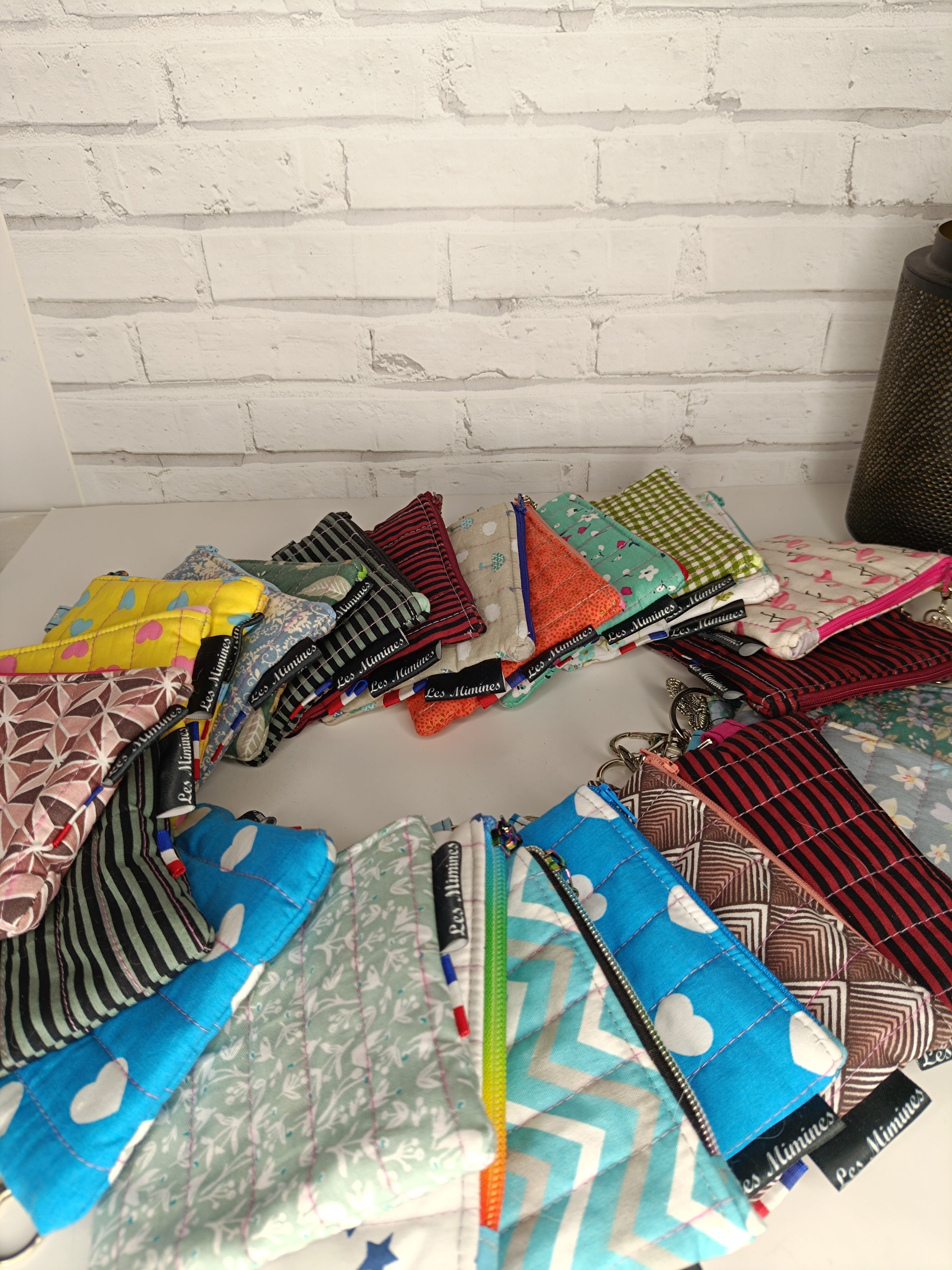 Trousse / Porte-monnaie zippé – Compact et polyvalent Les Mimines d'Amélie