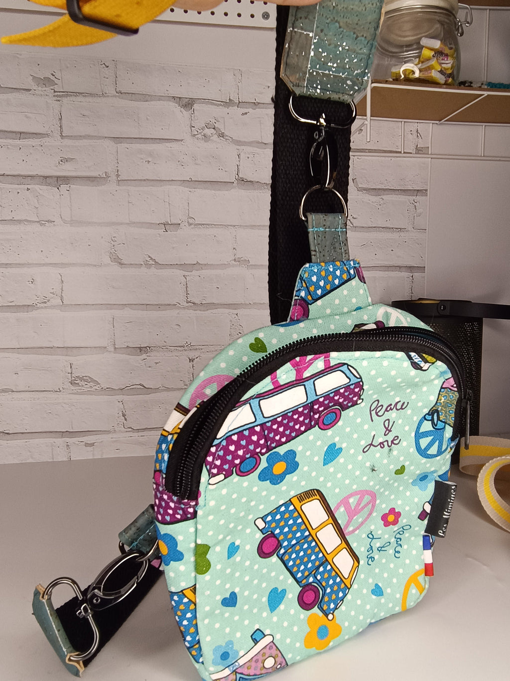Porté plat façon petit sac à dos Les Mimines d'Amélie
