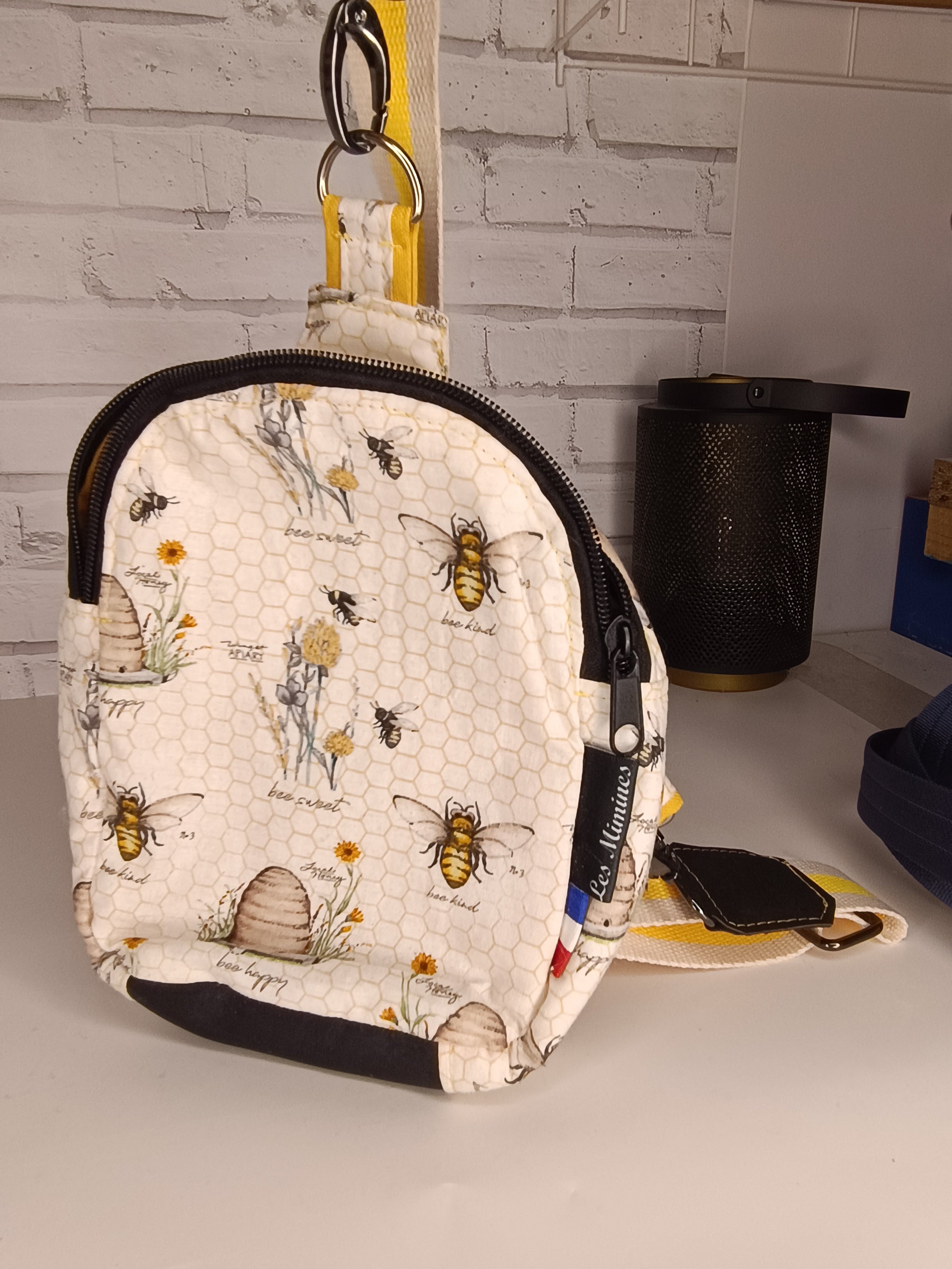 Porté plat façon petit sac à dos Les Mimines d'Amélie