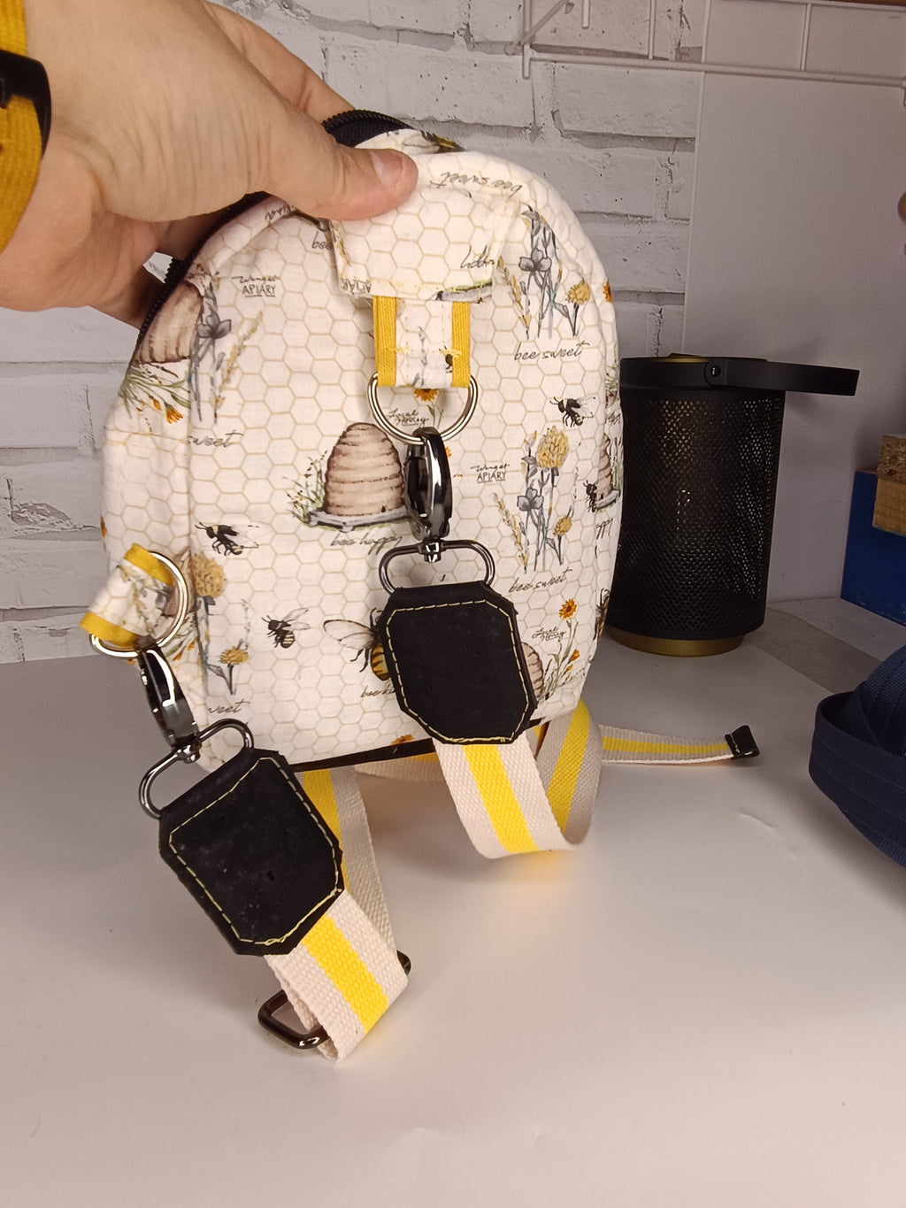 Porté plat façon petit sac à dos Les Mimines d'Amélie