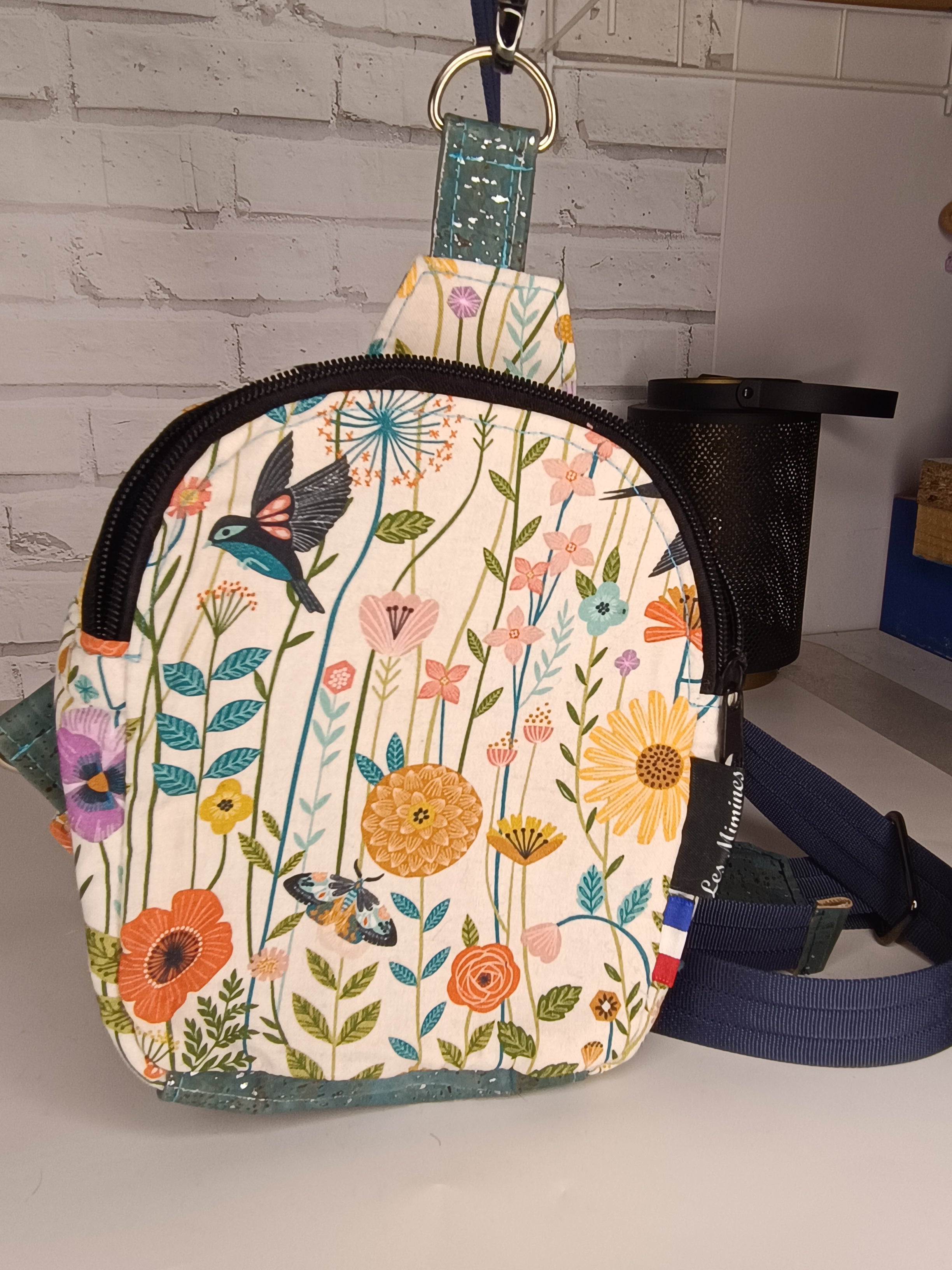 Porté plat façon petit sac à dos Les Mimines d'Amélie