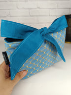 Pochette à livre / liseuse / tablette / iPad avec gros nœud - Petit modèle Les Mimines d'Amélie