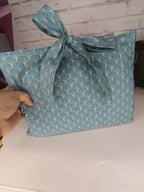 Pochette à livre / liseuse / tablette / iPad avec gros nœud - Grand modèle Les Mimines d'Amélie