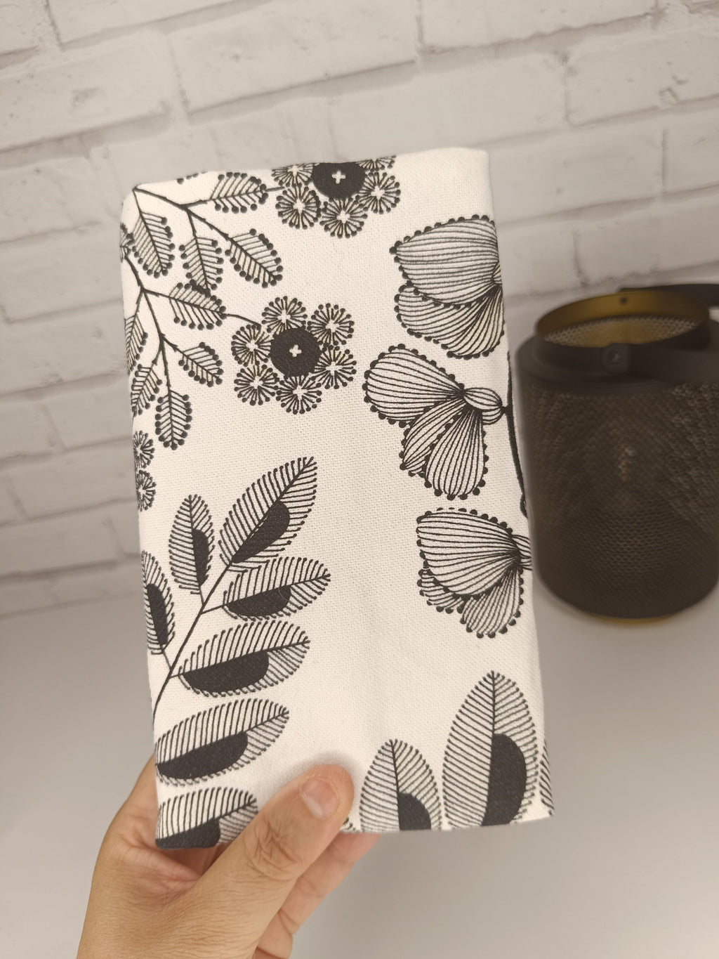 Couverture de livre ajustable en tissu - Petit modèle Les Mimines d'Amélie