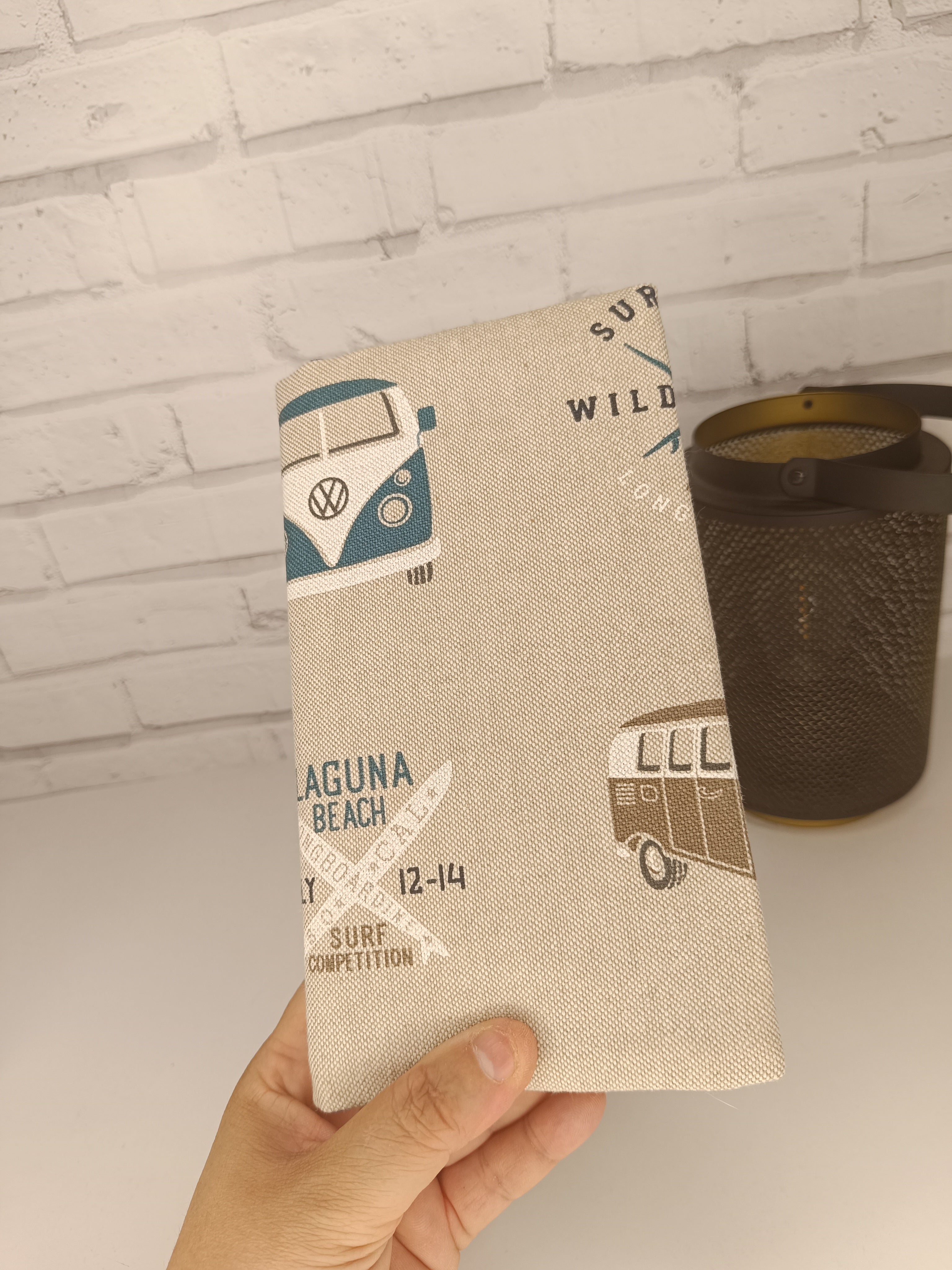 Couverture de livre ajustable en tissu - Petit modèle Les Mimines d'Amélie