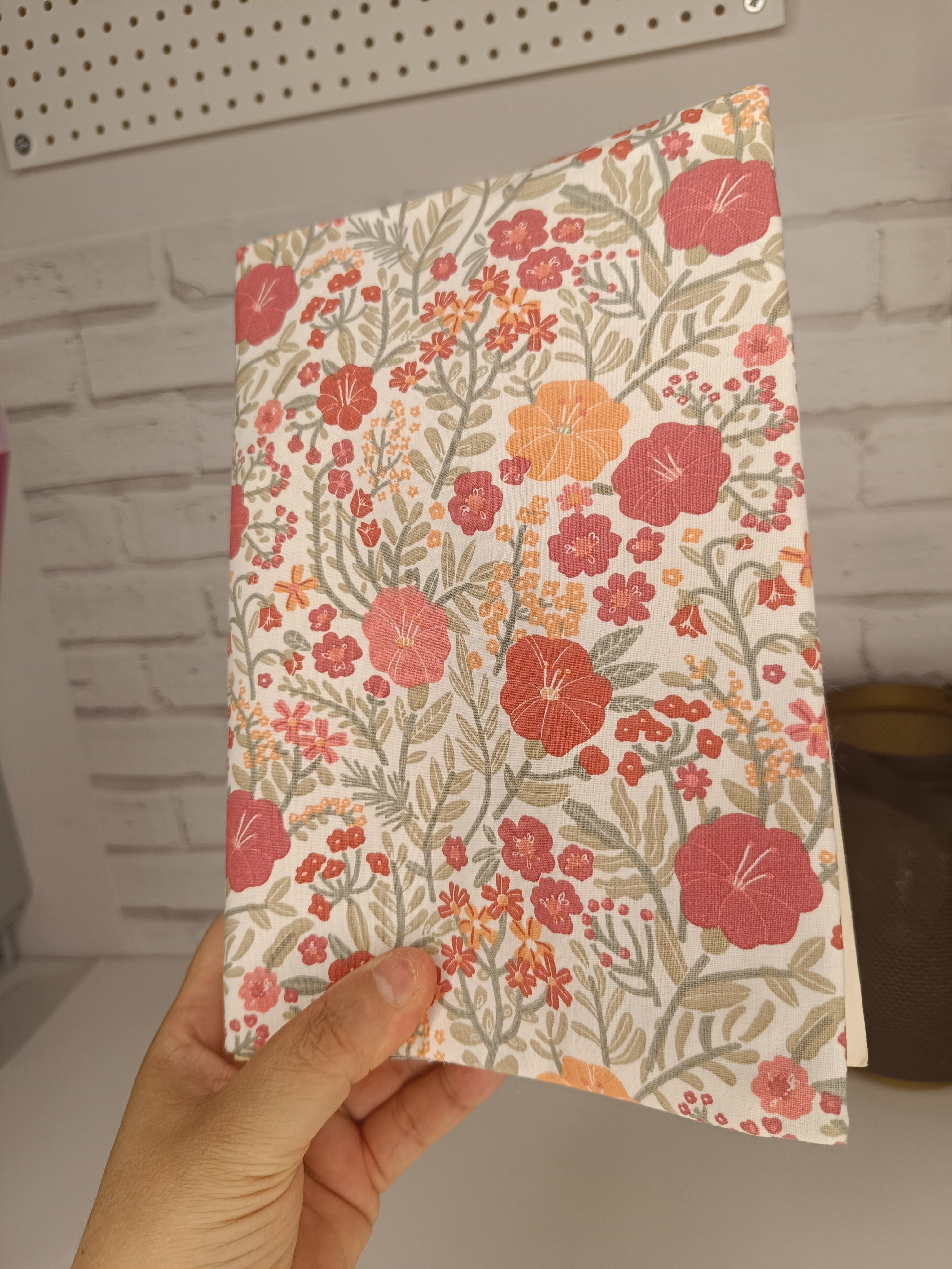Couverture de livre ajustable en tissu - Grand modèle Les Mimines d'Amélie