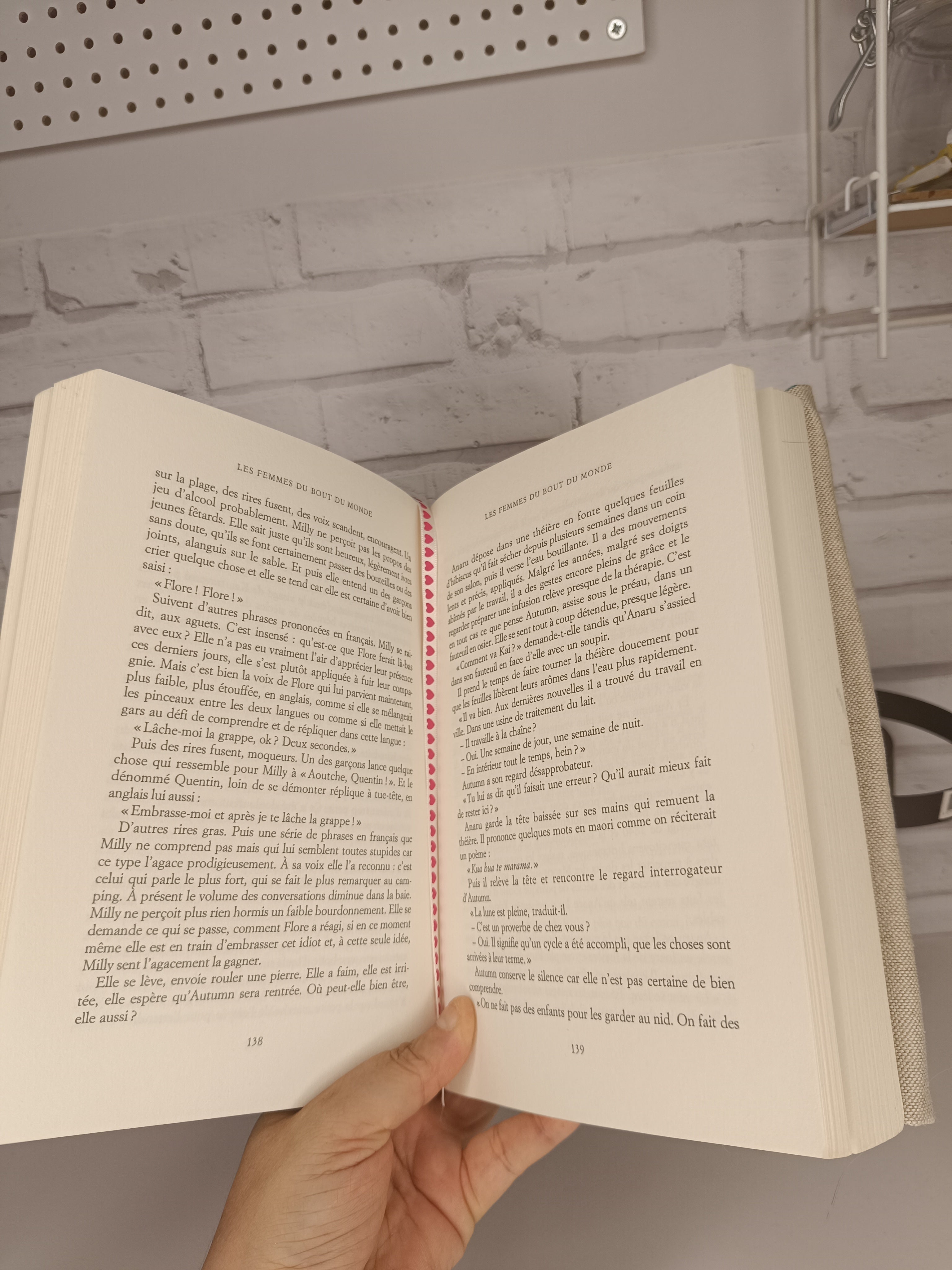 Couverture de livre ajustable en tissu - Grand modèle Les Mimines d'Amélie