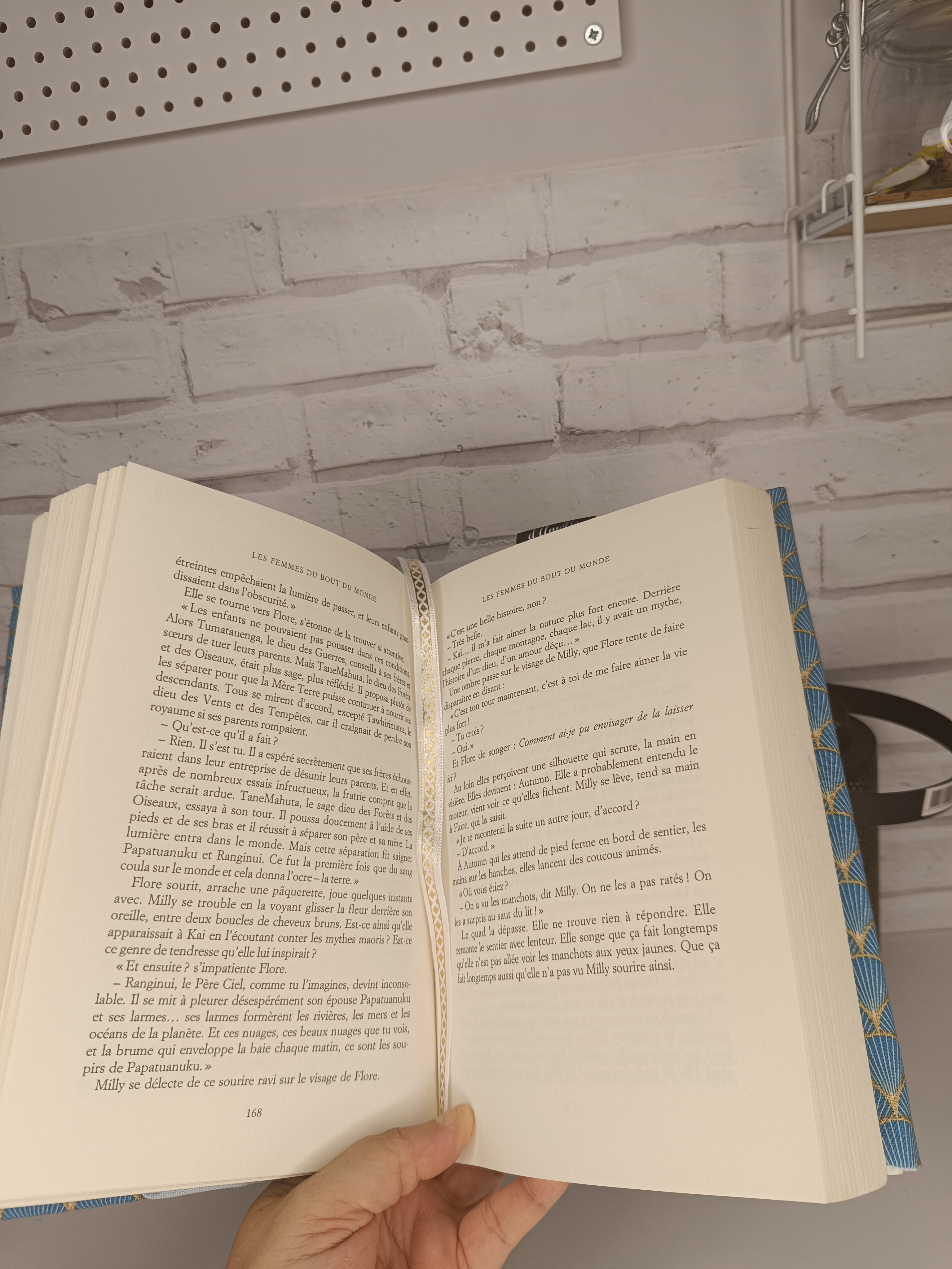 Couverture de livre ajustable en tissu - Grand modèle Les Mimines d'Amélie