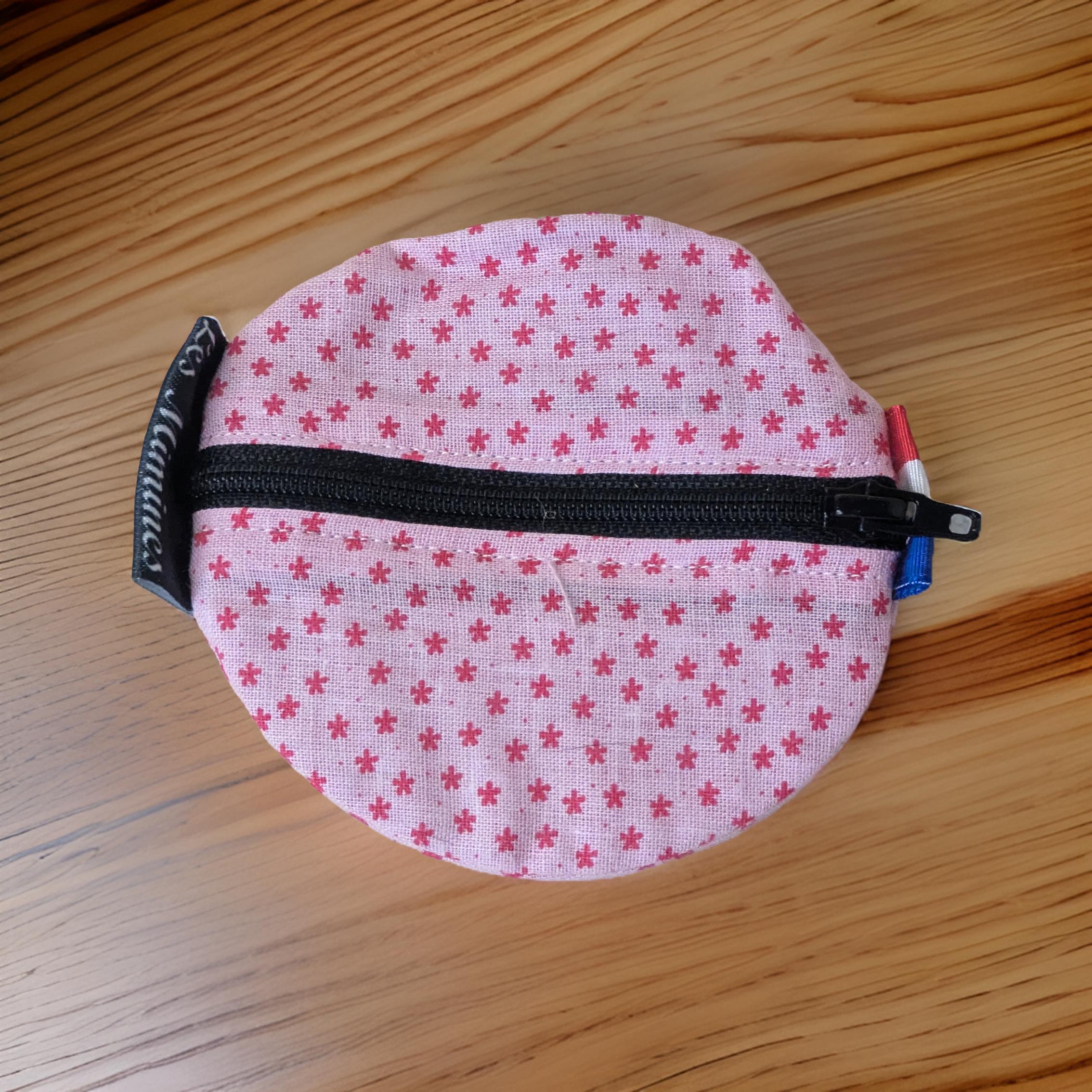 Porte-monnaies ou range écouteurs ronds - fermeture zippée Les Mimines d'Amélie