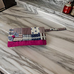 Pochette look vintage - bouton pression magnétique Les Mimines d'Amélie