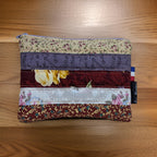 Pochette zippée patchwork fleuri Les Mimines d'Amélie