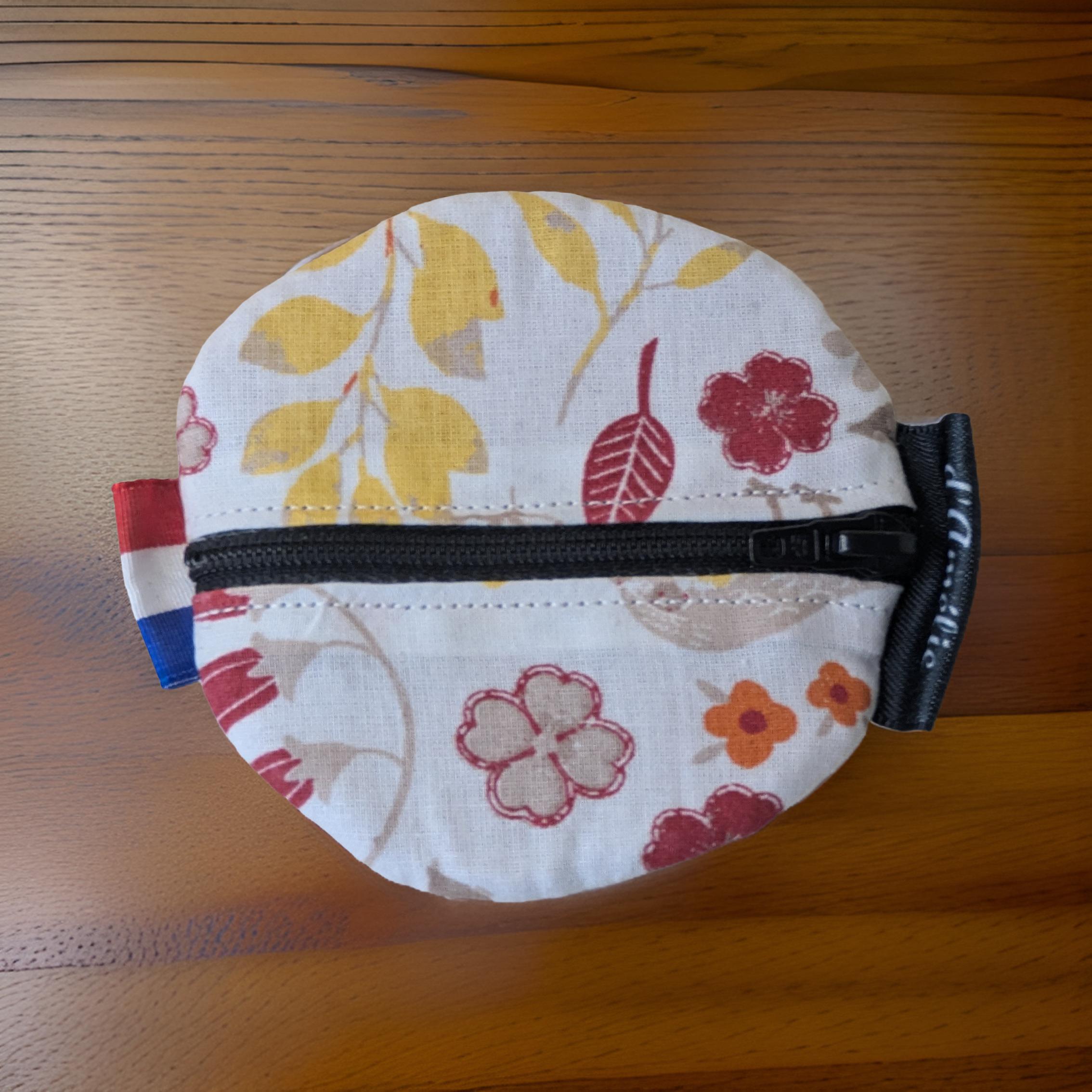 Porte-monnaies ou range écouteurs ronds - fermeture zippée Les Mimines d'Amélie