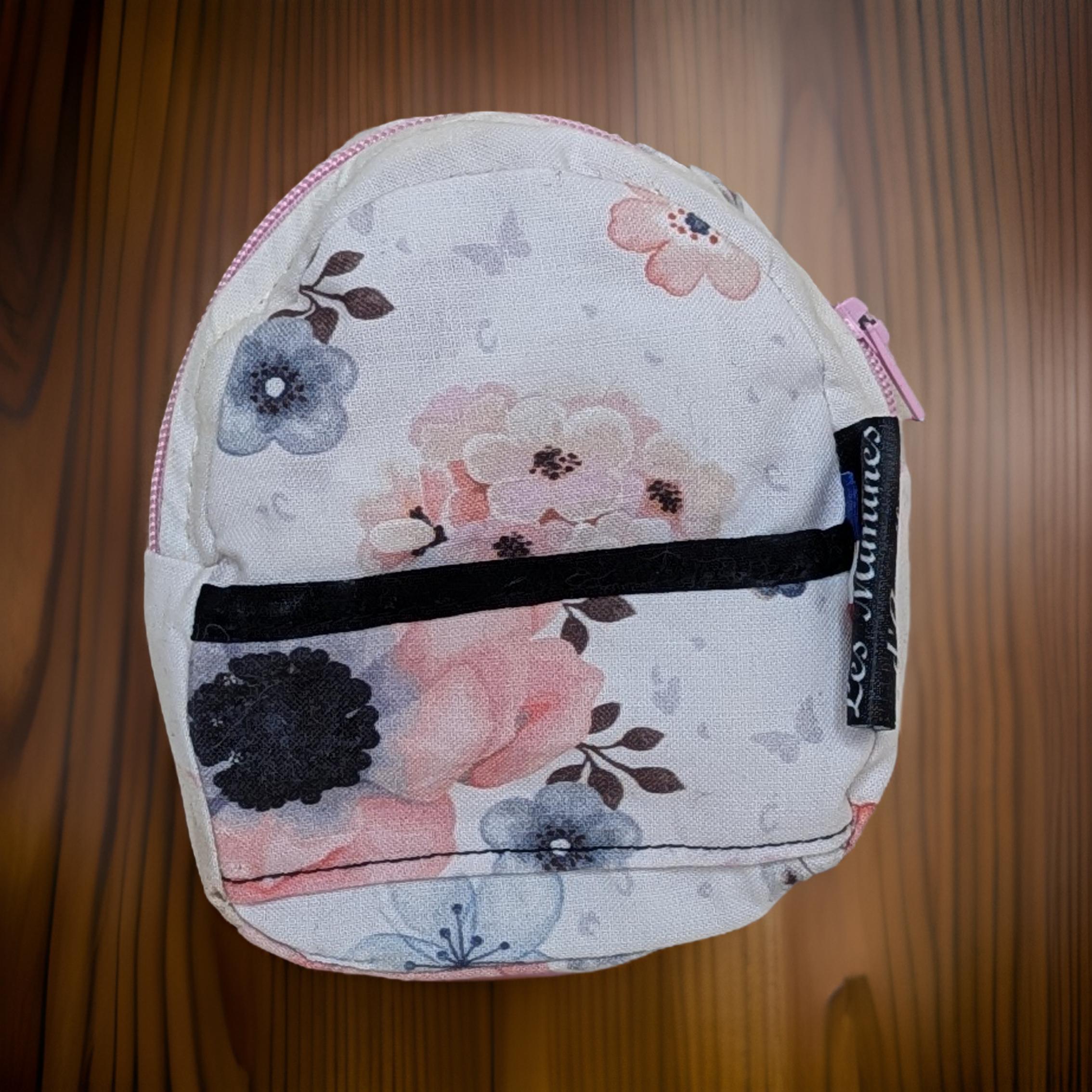 Mini sac à dos porte monnaie - range écouteurs - 9*8 cm Les Mimines d'Amélie